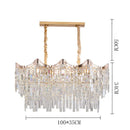 Luxury Crystal Pendant Lamp Modern Minimalist Villa Bedroom Dining Room Lighting Ljojo