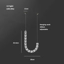2026 New Trend Crystal Bullet High Ceiling Chandelier | Ljojo Light Fixture for Living Room Staircase