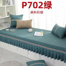 Ljojo Linen Quilted Bay Window Mat - Sofa Cushion & Kang Mat 2025