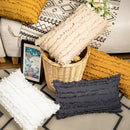 Cotton Linen Cushion Cover Set by Ljojo: Soft, Decorative Pillowcase for Living Room Sofa