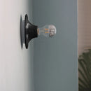Ljojo LED Wall Light Mirror White Iron Bedside Wall Lamp