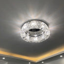 Ljojo Luxury Gold Crystal Chandelier Ceiling Light for Home Decor