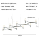Nordic LED Pendant Light Fixture for Living Room | Ljojo Elegant Chandelier for Home Decor