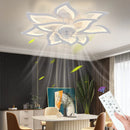 Ljojo Lotus Electric Fan French Luxury Ceiling Lamp