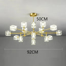Crystal Chandelier Pendant Light by Ljojo - Luxury Living Room Ceiling Lamp Fixture