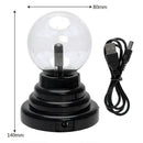 3 Inch Plasma Ball Lamp LED Night Light | Touch Control Glass Plasma Light Bedroom Decor Kids Gifts by Ljojo