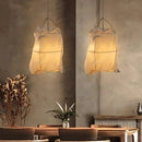Linen Lanterns Pendant Lights: Wabi-sabi Style for Zen Bedrooms and Dining Rooms by Ljojo