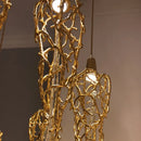 Ljojo Luxury Crystal LED Chandelier - Modern Silvery Tree Branch Bedroom Light