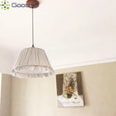 Modern Nordic Hand Knitted LED Pendant Lights Home Decoration Chandelier by Ljojo