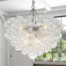 American Vintage Luxury LED Pendant Light Glass Bubble Chandeliers for Living Dinning Bedroom Lamps by Ljojo