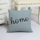 Blue Arrow Geometric Petal Linen Pillowcase by Ljojo