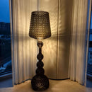 Italian Hollow Floor Lamp Acrylic Retro Atmosphere Wine Glass Lamp for Bedroom Sofa by Ljojo