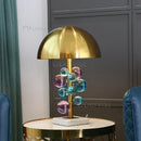 Crystal Table Lamp Modern Bedroom Decor Transparent Study Postmodern Ljojo Lamps