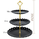 Ljojo 3-Tier Cupcake Stand Dessert Tower Wedding Party Cake Tray