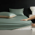 Ljojo Luxury Cotton Fitted Sheet for Hot Sleepers - Moisture-Wicking Mattress Cover