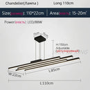 Aluminum Ceiling Chandelier LED Lighting Fixture for Living Room Kitchen Dining Island by Ljojo