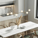 Modern Glass Ball Led Chandelier Luxury Designer Pendant Lamp for Bedroom Living Room by Ljojo