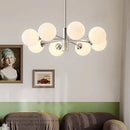 Nordic Designer Multi Head Glass Led Chandelier Hanging Light for Bedroom Living Room Dining Room from Ljojo