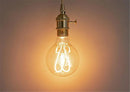 Ljojo 4W Dimmable G95 Heart LED Filament Edison Bulb.