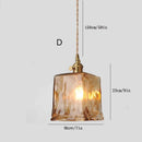 Ljojo Vintage Industrial Pendant Light Glass Chandelier for Dining Room Industrial Style Lighting