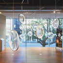 Ljojo LED Glass Pendant Light for Hotel, Living Room, and Restaurant