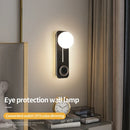 Ljojo LED Wall Lamp Touch Dimming 3-Color Bedroom Sconce