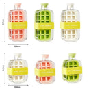 Ljojo 2-in-1 Water Bottle with Straw and Ice Cube Tray for Refreshing Drinks