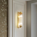 Modern Luxurious Copper Crystal Wall Lamp - LED Decorative Frame for Home Decoration - Ljojo