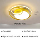 Minimalist Ring LED Ceiling Lamp for Bedroom | Modern Indoor Lighting Fixture by Ljojo