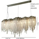 Ljojo Luxury Tassels Pendant Lights Modern Chandelier for Bedroom Home Decor