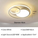 Minimalist Ring LED Ceiling Lamp for Bedroom | Modern Indoor Lighting Fixture by Ljojo
