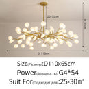 Firefly Ceiling Chandelier Pendant Light Decor G4 Led Lighting Hanging Lamp by Ljojo