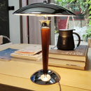 Ljojo Medieval Desk Lamp Wood/Iron Nostalgic High-end E14 Bulb Lamps