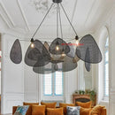 Japanese Handmade Rattan Vine Black Chandelier for Living Room by Ljojo