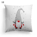 Ljojo Merry Christmas Santa Square Cushion Cover for Sofa and Home