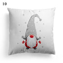 Ljojo Merry Christmas Santa Square Cushion Cover for Sofa and Home