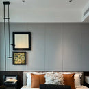 Modern Black Chandelier Pendant Light for Living Room by Ljojo - LED Hanging Lamp Fixture