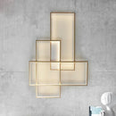 Modern Rectangle Led Wall Lamp Living Room Bedroom Sconce by Ljojo