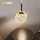 Ljojo Luxury Crystal Ball Pendant Chandelier for Bedroom and Bar Decor