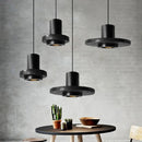 Black Volcanic Stone Pendant Light Nordic Creative Restaurant Bar Cafe LED Suspension Spotlight Bedside Hanging Lamp by Ljojo