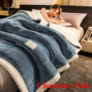 Ljojo 3-Layer Coral Fleece Winter Blanket - Warmth Quilt for Cozy Comfort