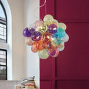 Nordic Color Glass Chandeliers - Art LED Pendant Lights for Bedroom Living Room by Ljojo