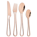 Gold Cutlery Set Stainless Steel Dinnerware Ljojo Tableware Party Kitchen Flatware