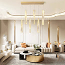 Ljojo LED Pendant Light Chandeliers Modern Staircase Hanging Lamp for Living Room
