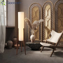 Japanese Wabi-sabi Log Floor Lamp Standing Light for Home Decoration - Ljojo