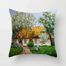 American Country Oil Painting Landscape Pillowcase by Ljojo for Home & Office Decor