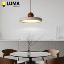 Ljojo Natural Yellow Travertine Pendant Light - Cave Stone Hanging Lighting for Home Decor
