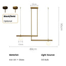 Modern Minimalist LED Pendant Light for Bedrooms Living Rooms Dining Rooms by Ljojo