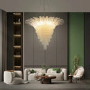 Ljojo Luxury Glass Crystal Ceiling Chandelier for Home Decor