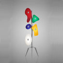 Ljojo Orbital Floor Lamp - Modern Designer Art Acrylic Shade Standing Lamp for Living Room
